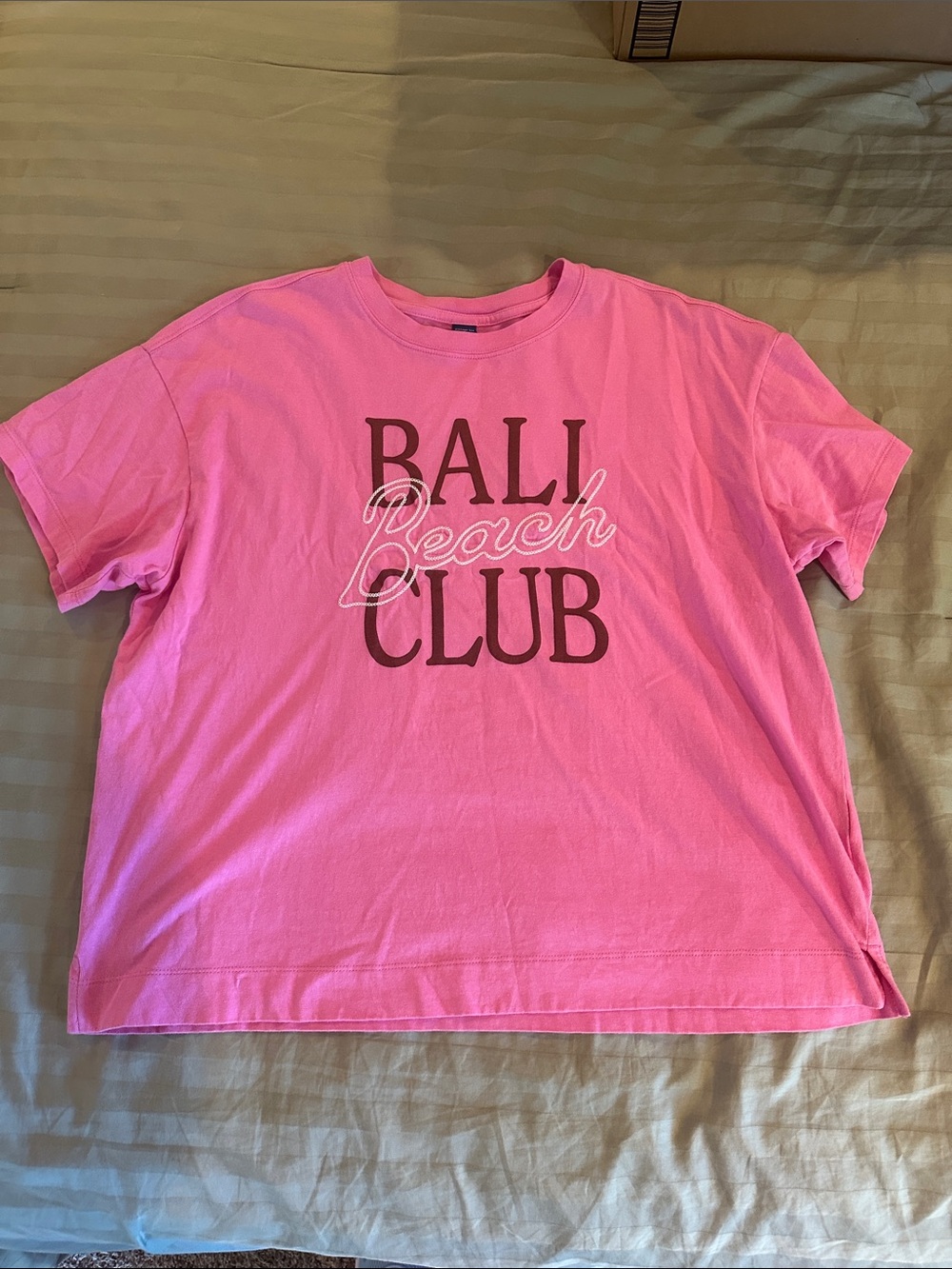 Old Navy Pink Crewneck Vintage Tee